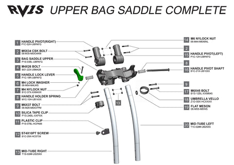 Rovic RV1S - Upper Saddle Complete V2