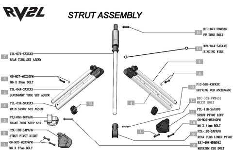 Rovic RV2L - Strut Assembly V1
