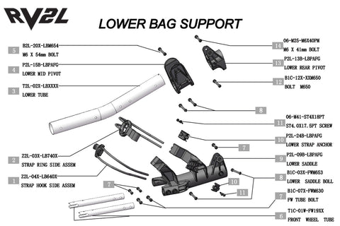 Rovic RV2L - Lower Bag Support V1